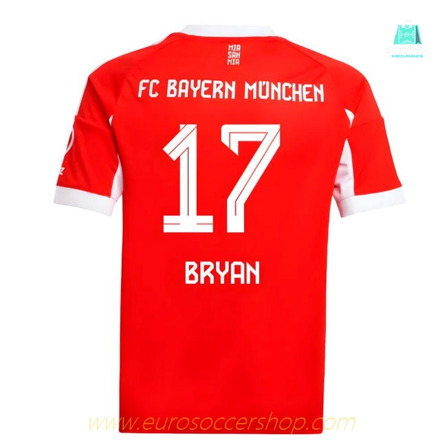 2025-2026 Bayern Munich Home Shirt (Kids) (Bryan 17)