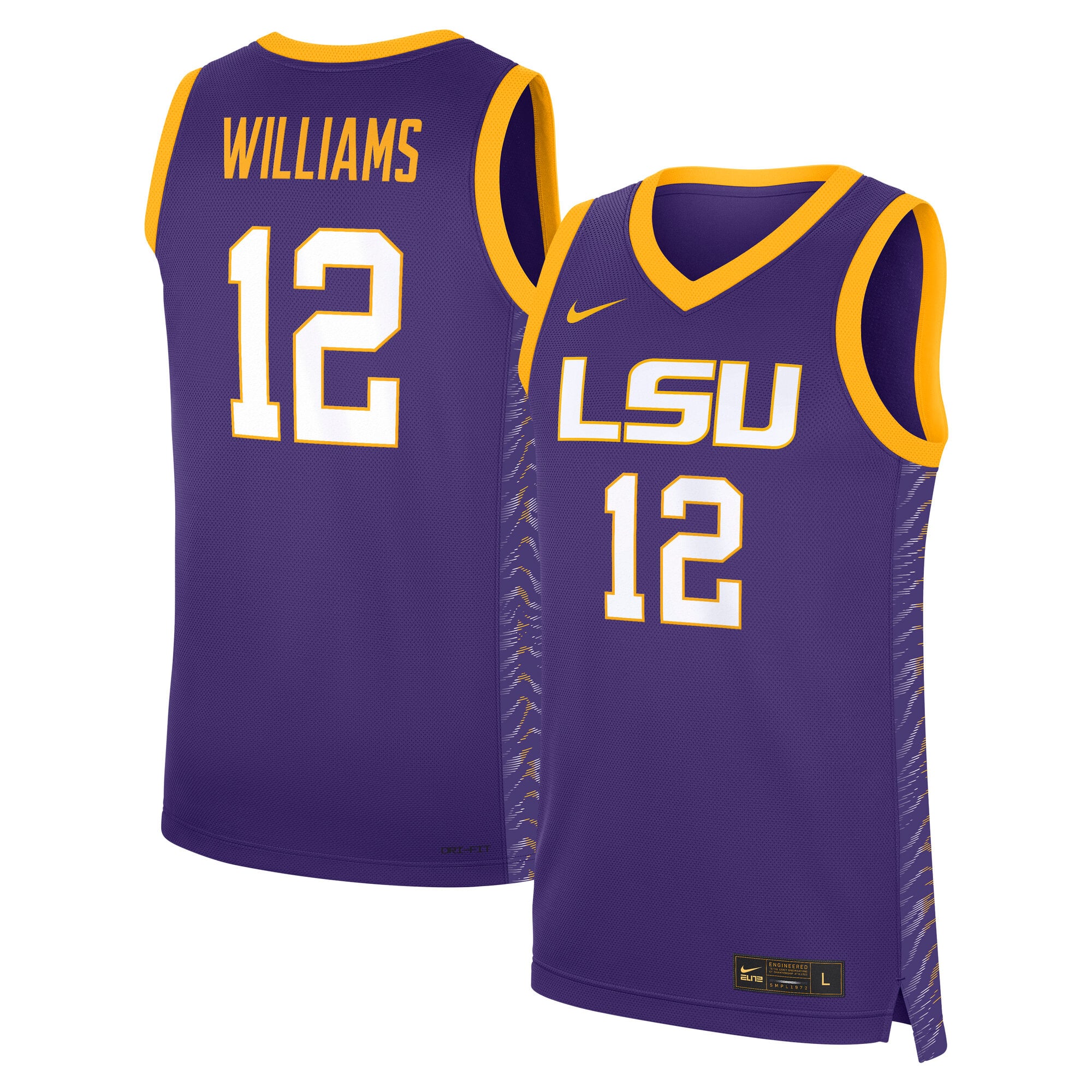 Mikaylah Williams LSU Tigers Nike Unisex?Replica Basketball Jersey - Purple