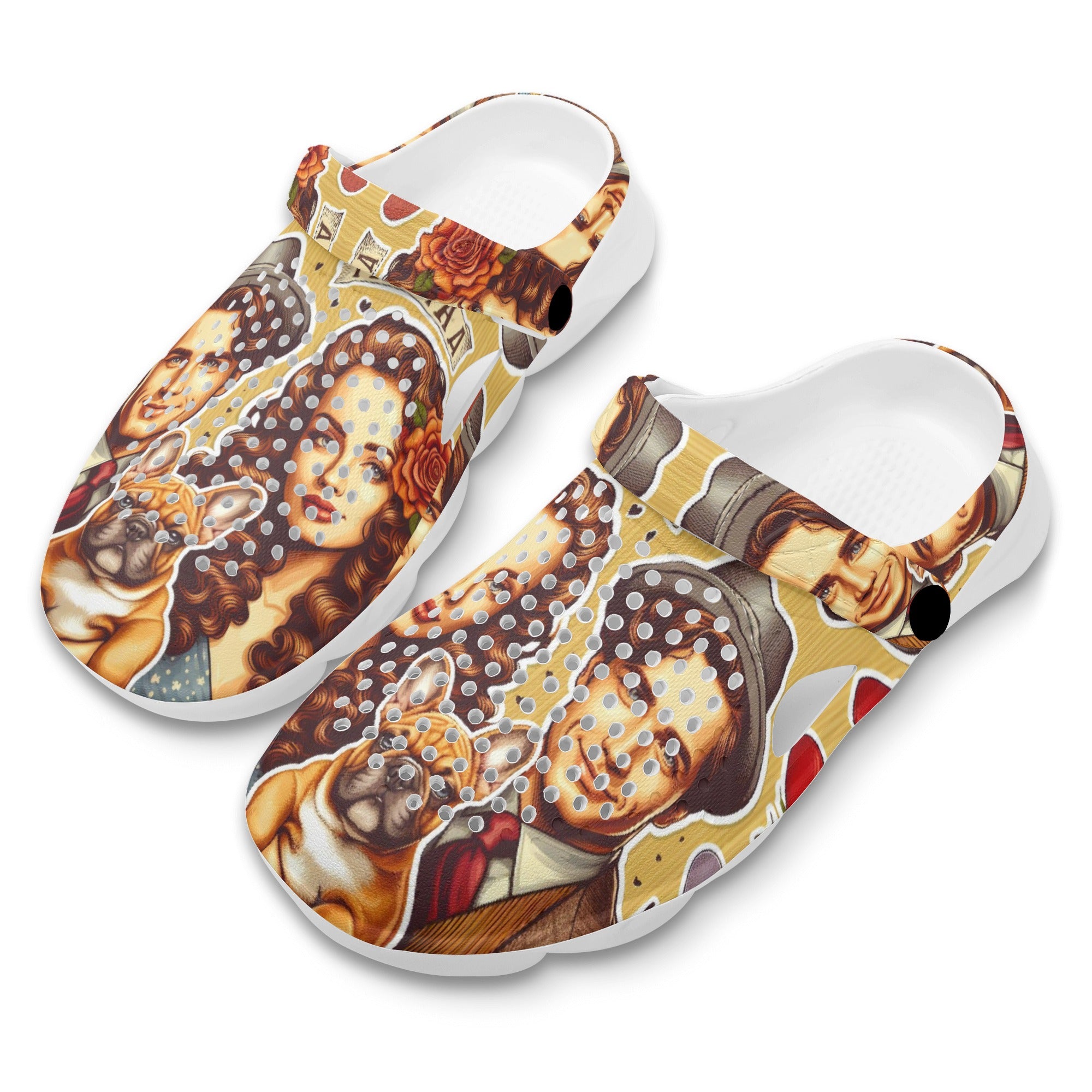 French Bulldog Bailey Summer Hollow Out Clogs Useful Frenchie Gear