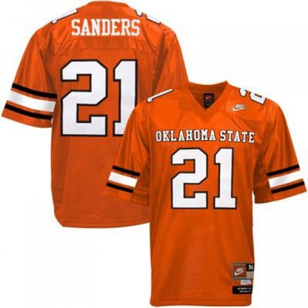 Youth NCAA Team #21 Barry Sanders Premium Jersey - Value