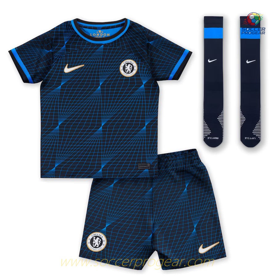 Chelsea Away Child Kit Shirt 2023 202