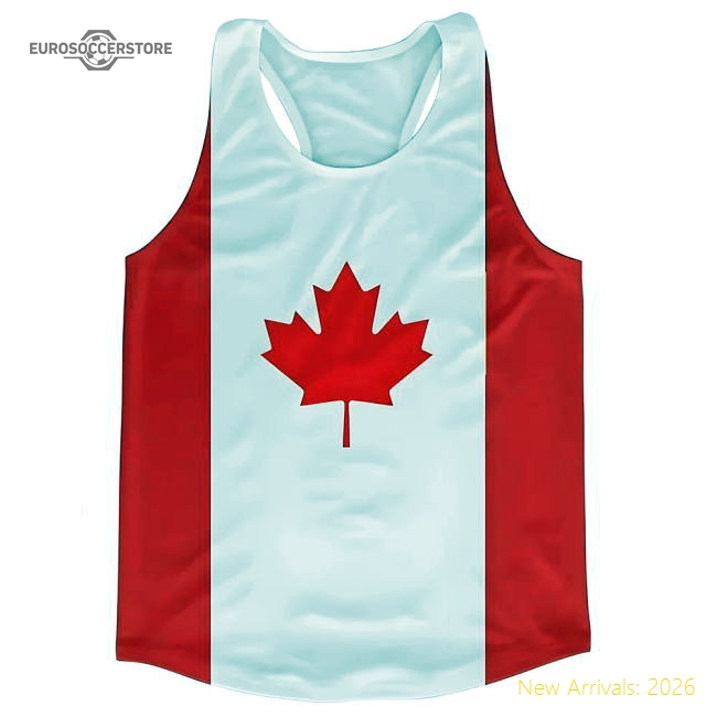 Canada National Team Flag Running Vest - Competitive Price