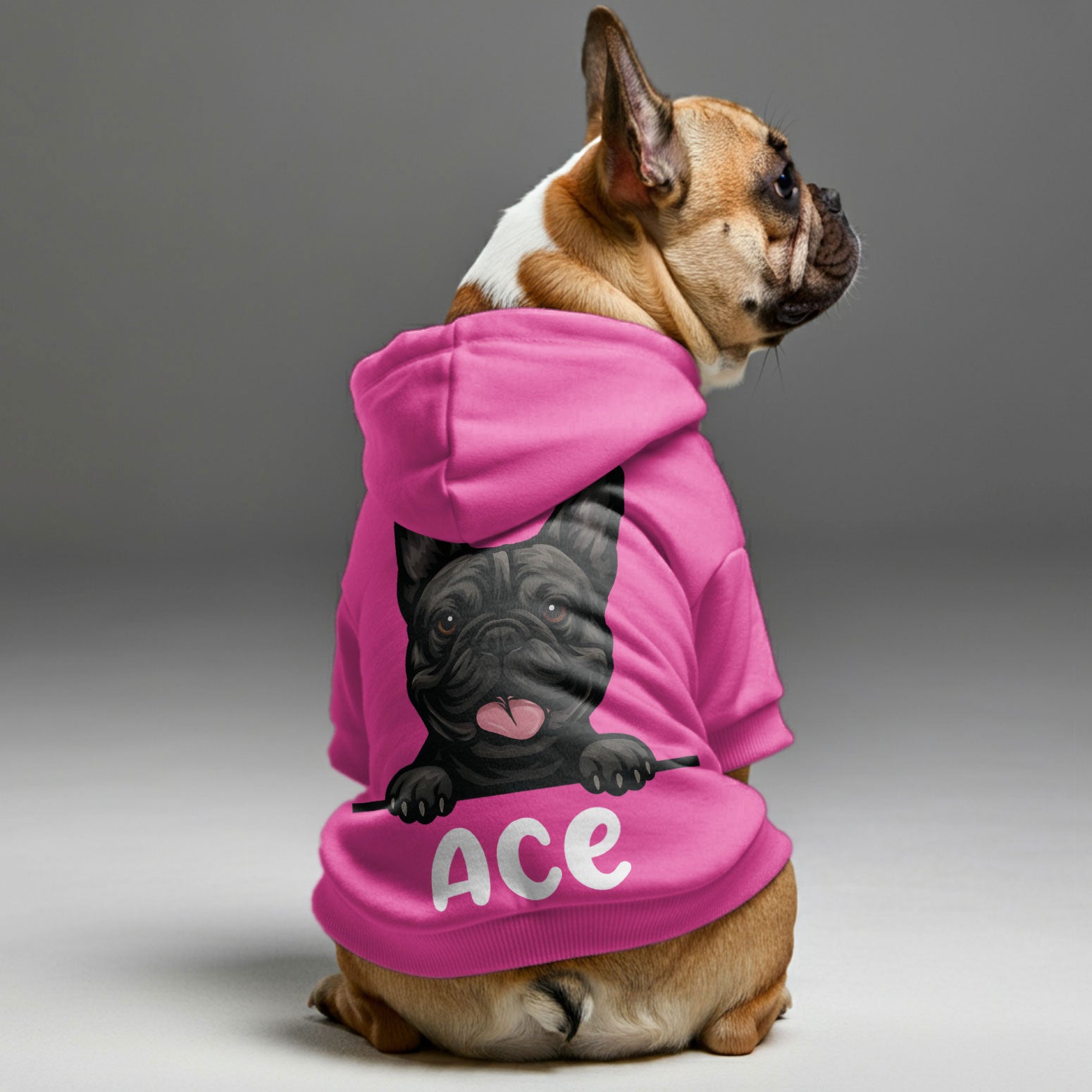 Premium Daisy- Personalized French Bulldog Hoodies With Funny Quotes,...