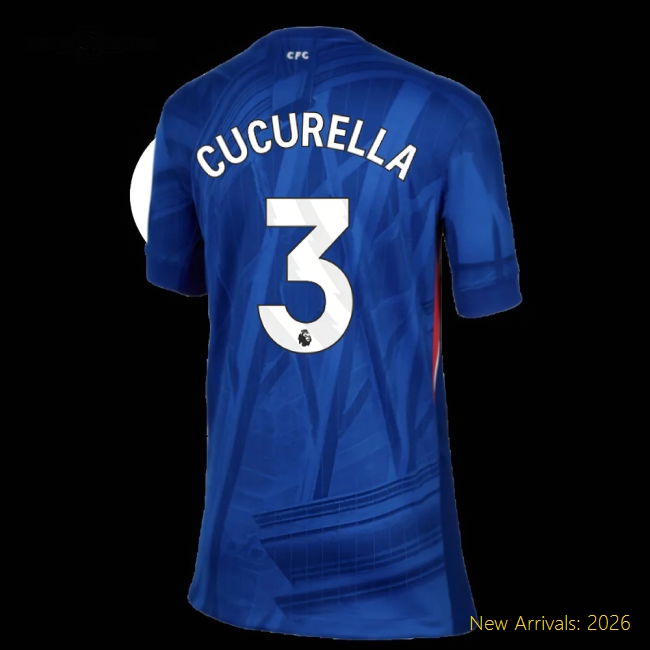 2025-2026 Chelsea Kids Kid-approved Jersey Cucurella Dri-fit