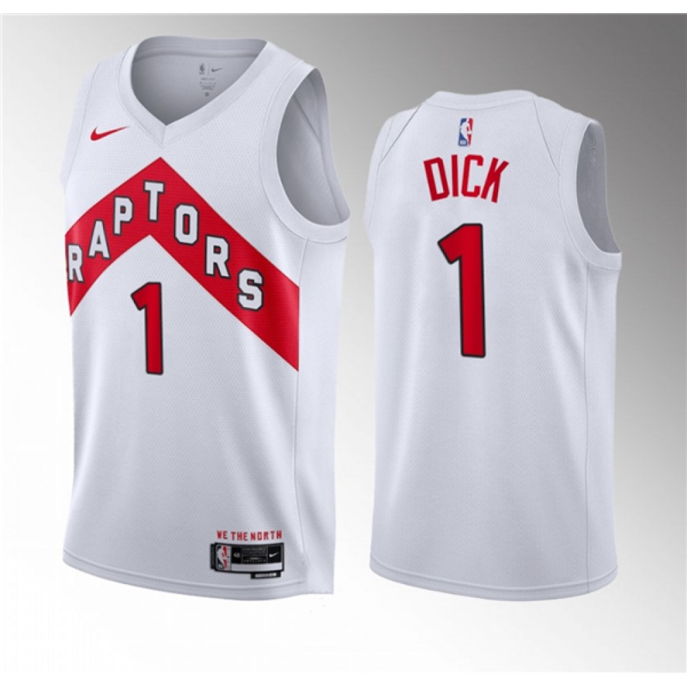 Game Day Rare Men's Raptors #1 Gradey White Basketball Jersey