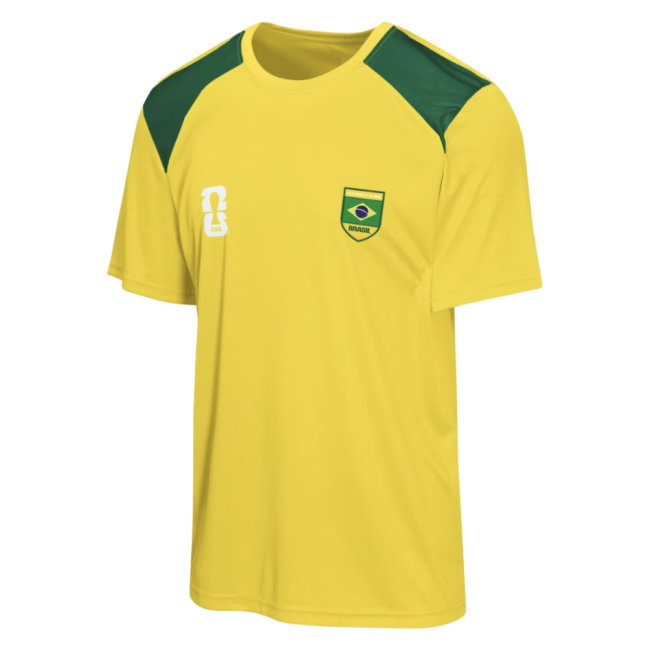Premium Performance Brazil 2026 World Cup T-Shirt (Kids)