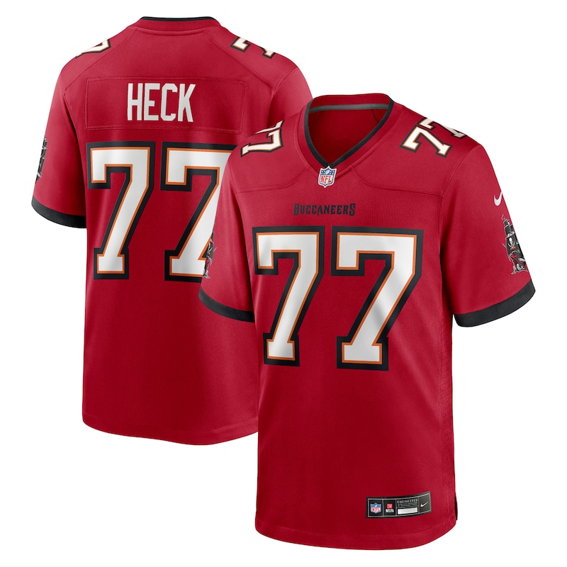 None Charlie Heck TB Buccaneers Retro Pro-Level Jersey for NFL Fans