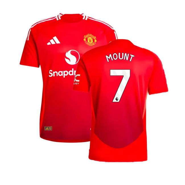 2024-2025 Man Utd Authentic Home Top (Mount 7)