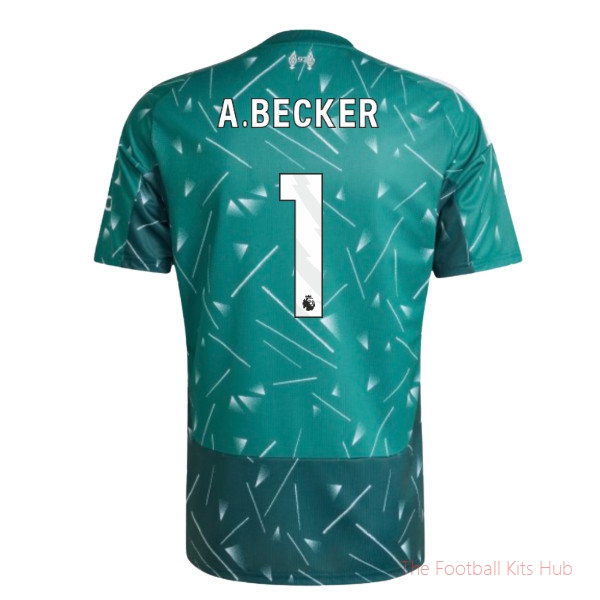 [EFKS] 2026-2027 Liverpool Home Goalkeeper Shirt Noble Green A.Becker 1