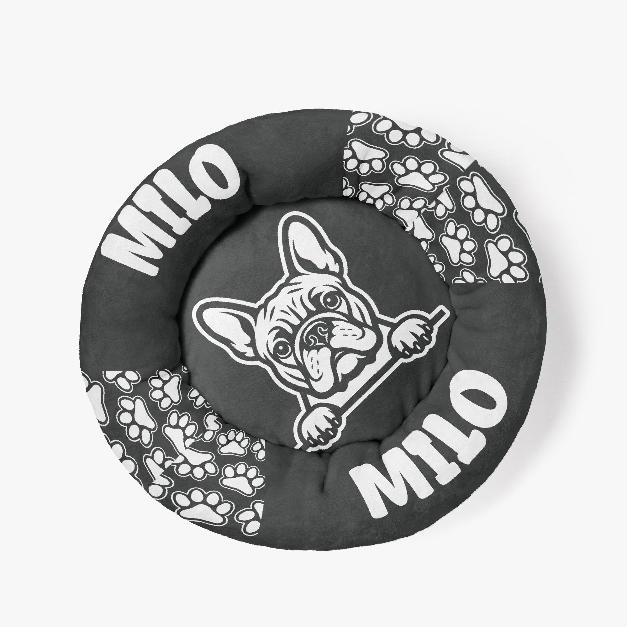 French Bulldog专属 Ace - Custom Cloud-comfort Frenchie Bed | Personaliz...