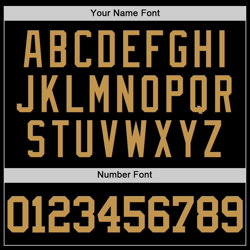 Custom Black Old Gold Authentic Basketball Jersey