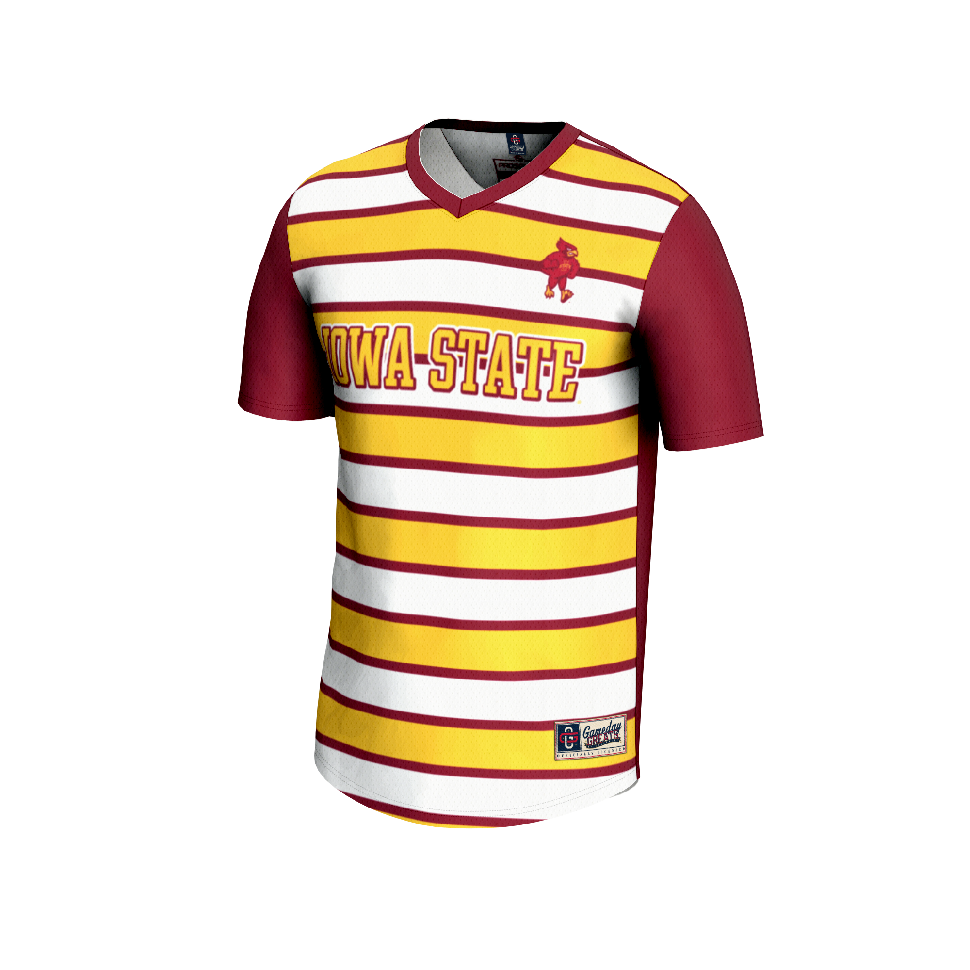 [SJH] Iowa State Cyclones GameDay Greats Youth Lightweight Soccer Fashion Jersey - Cardinal