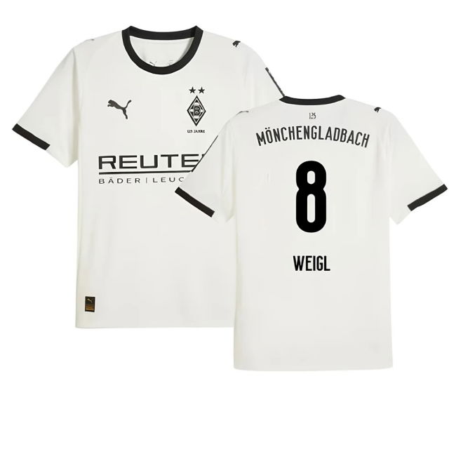 Gladbach Official 2025-2026 Home Shirt (Weigl 8) | High Quality
