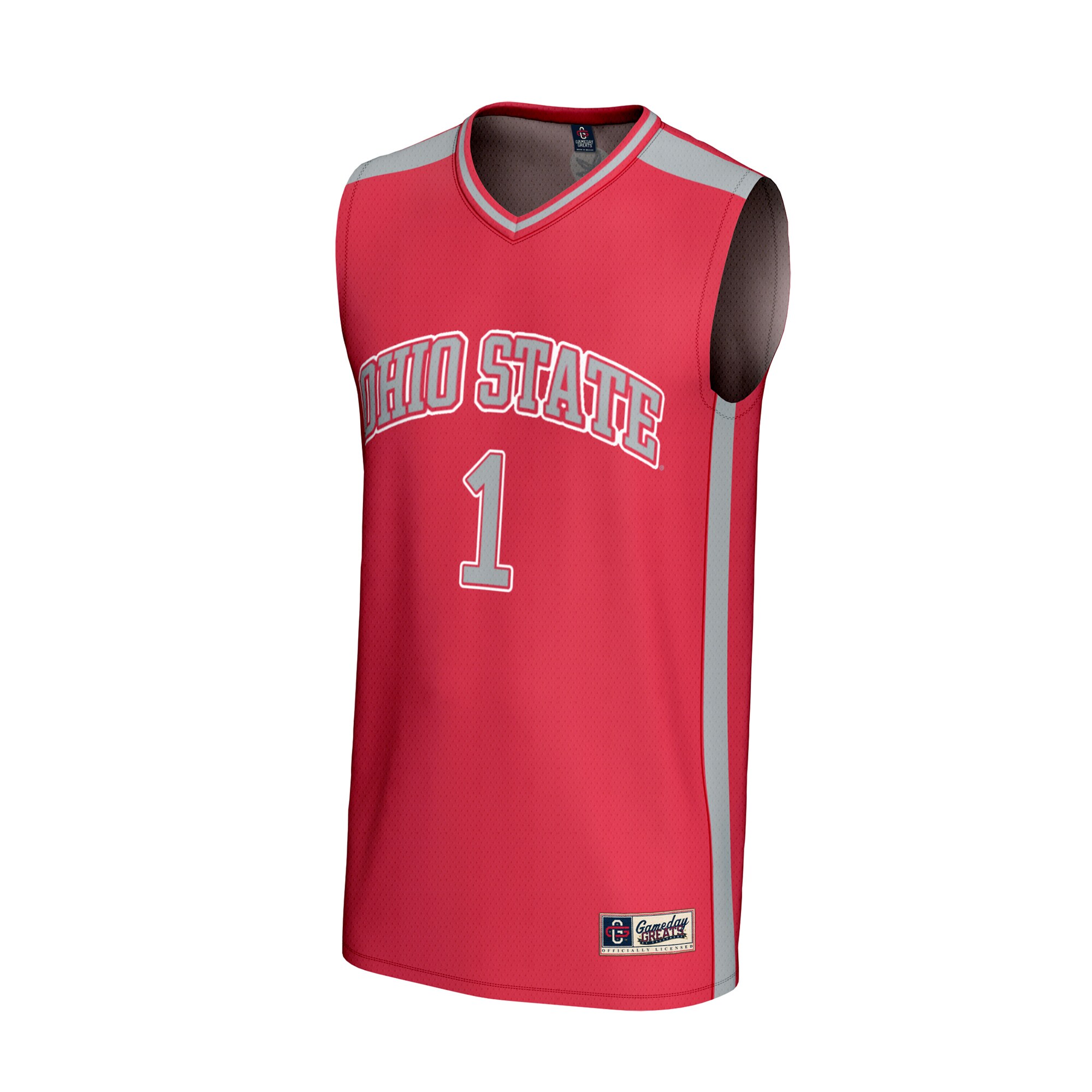 [DDG] Ohio State Buckeyes GameDay Greats Unisex Lightweight Basketball Fashion Jersey - Scarlet