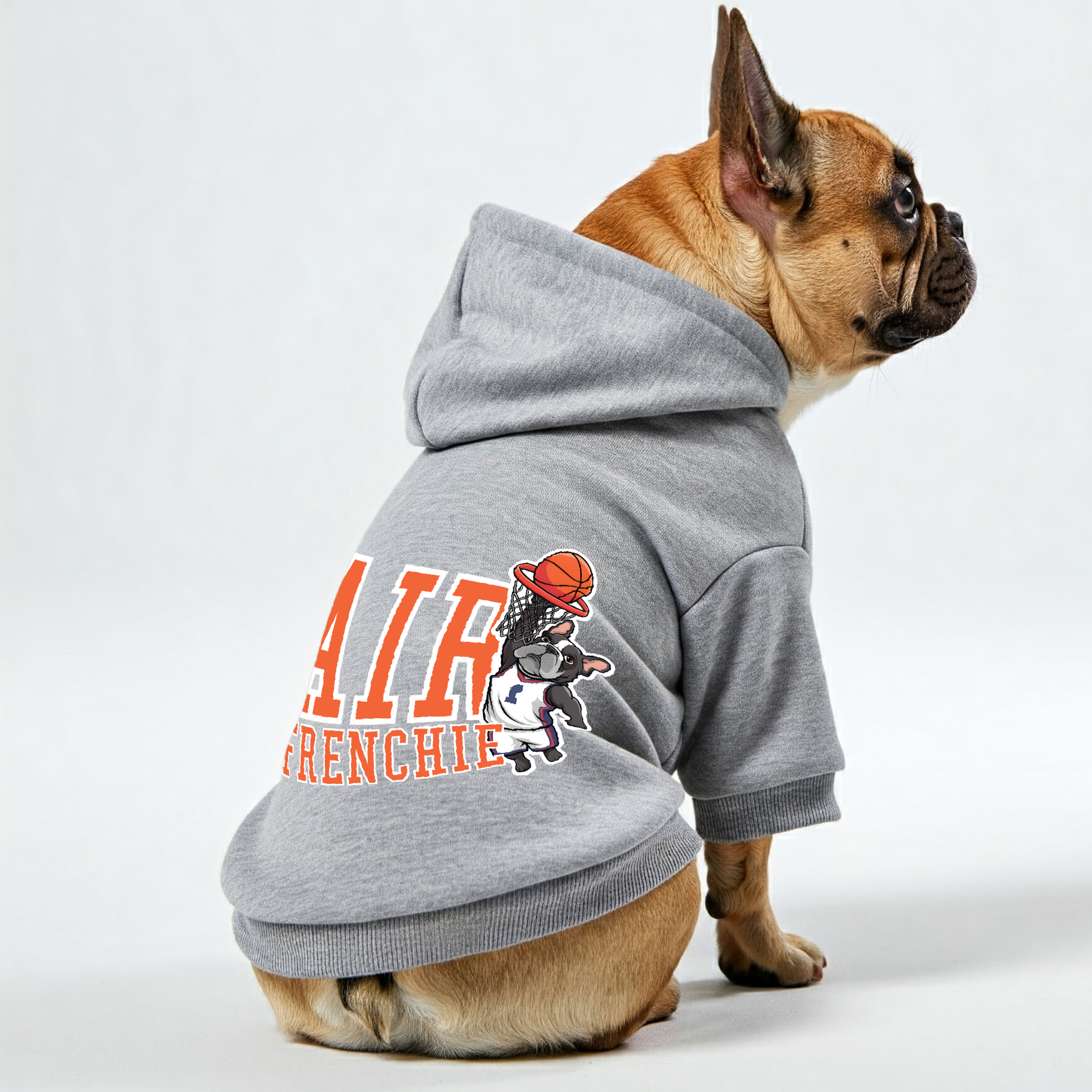 Air Frenchie - Casual Personalized French Bulldog Hoodies With Funny Quotes – Stylish, Cozy, And Premium 100% Cotton Casual Wear