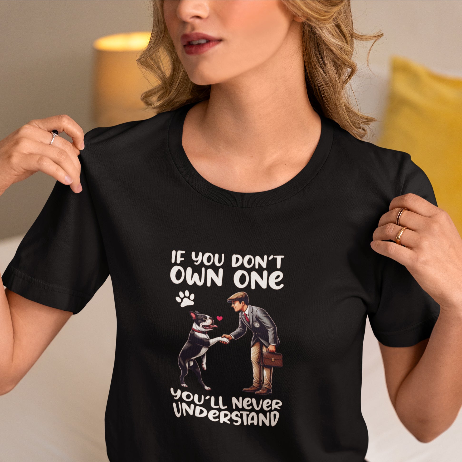 Molly - Unisex Tshirts for Boston Terrier Lovers