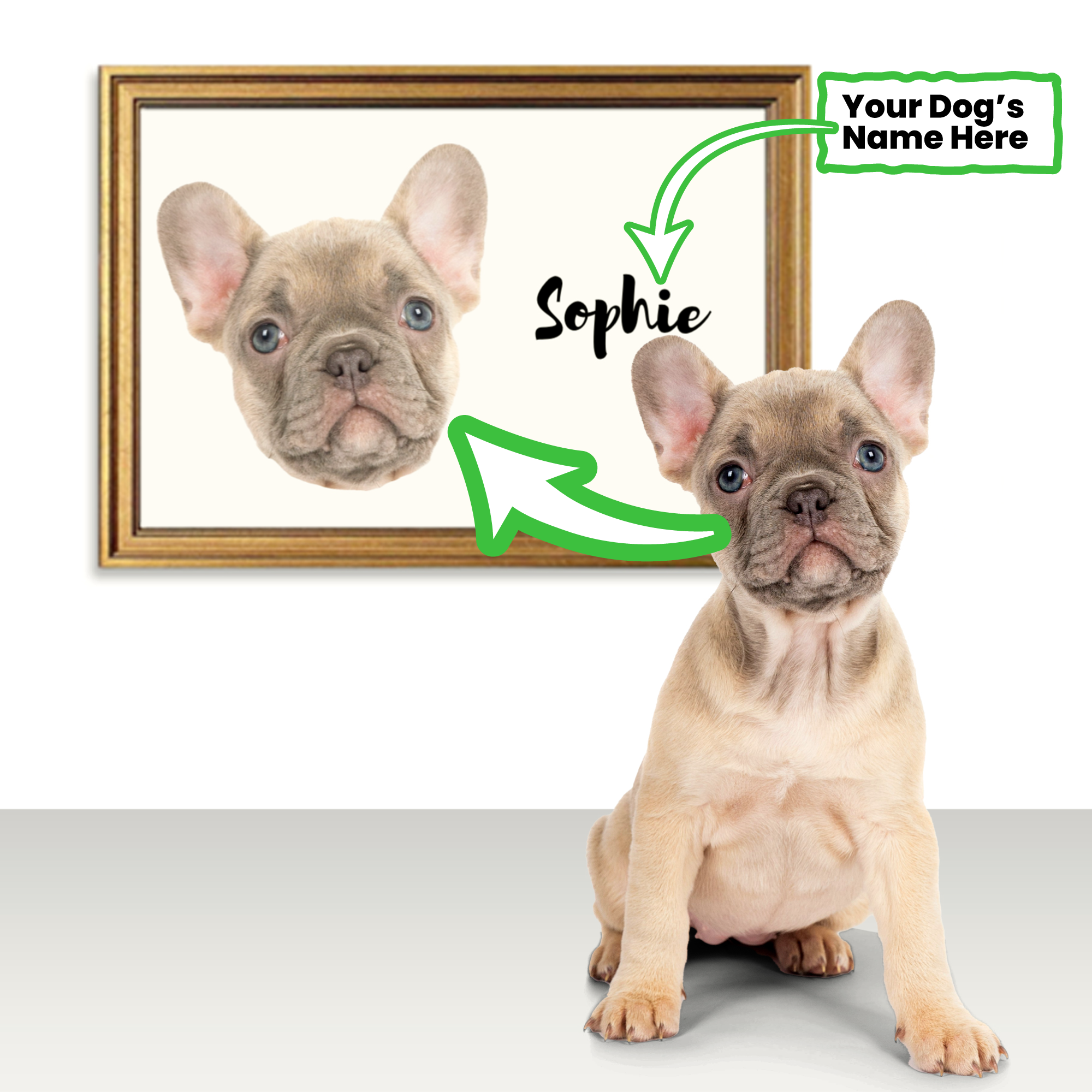 - Trendy Personalized Framed Poster • Wall Decoration For Dog Lovers