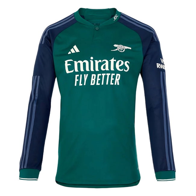 2023-2024 Arsenal Long Sleeve Third Shirt (Saka 7)