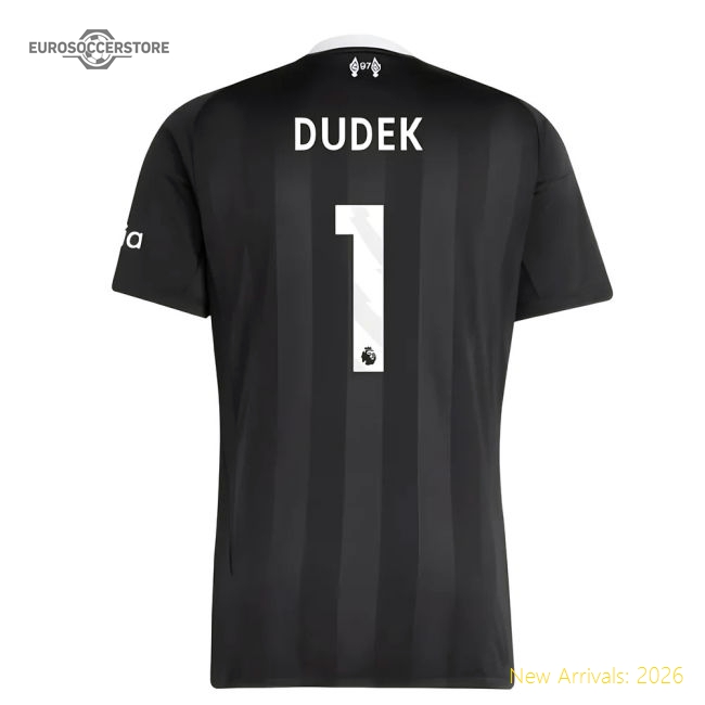 2025-2026 Liverpool Third Goalkeeper Shirt (Black) (Dudek 1)
