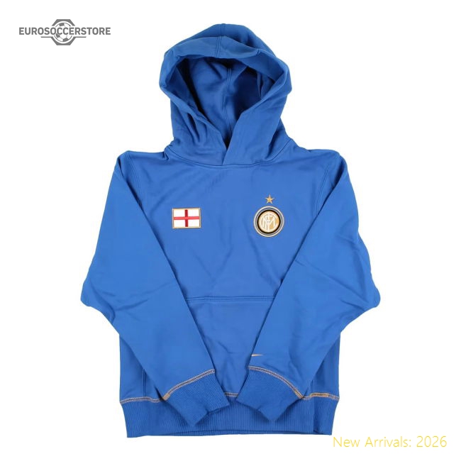 Top-grade 2011-2012 Inter Milan Core Hoody (blue) - Kids