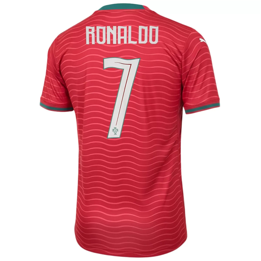 Match Quality Ronaldo 7 Portugal Home Football Shirt World Cup 2026