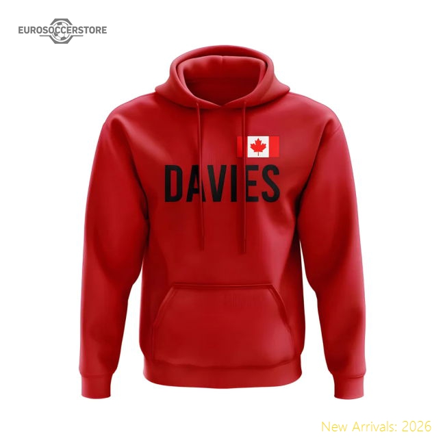 Alphonso Davies Canada Name Hoody (Red)