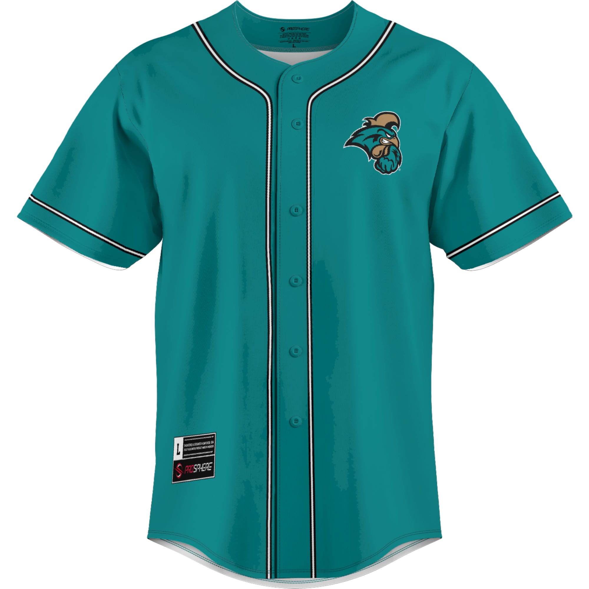 [DDG] Coastal Carolina Chanticleers GameDay Greats Lightweight Baseball Jersey - Teal