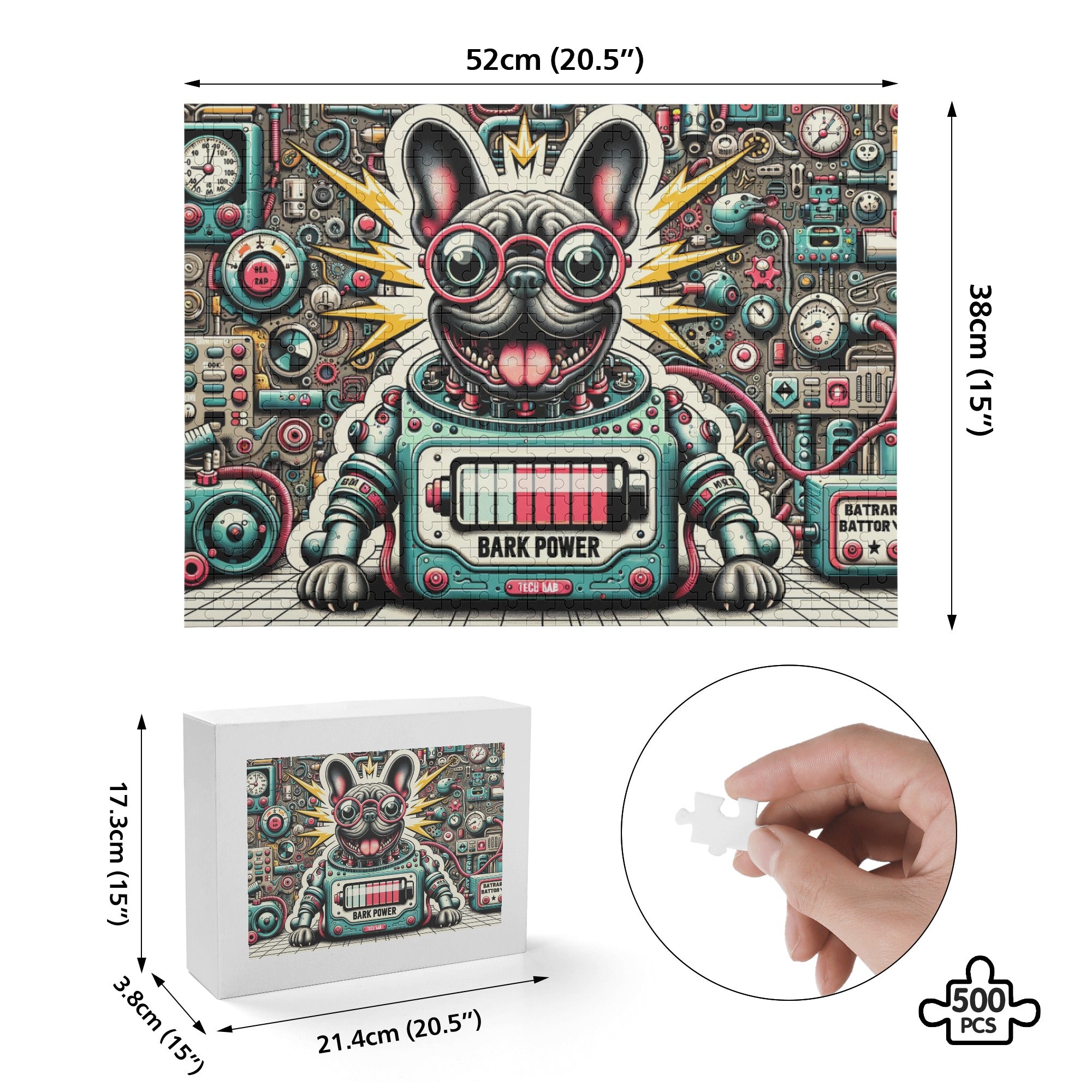 Trendy Fashion-Forward Ross - 500-piece Wooden Puzzle for Street Style