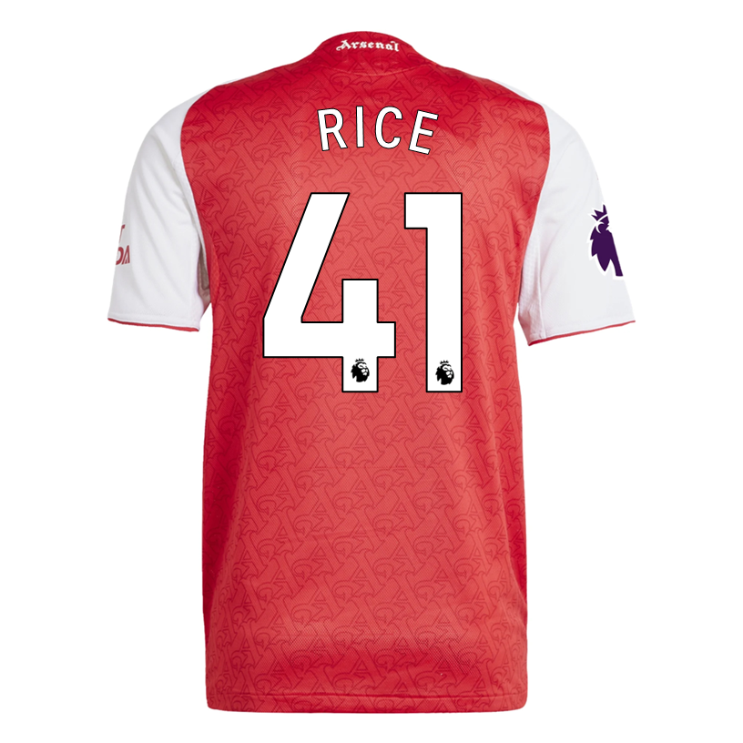 Arsenal Declan Rice 2025-2026 UCL Home Jersey – Authentic Shirt