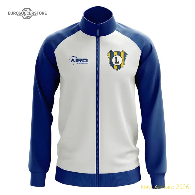 Leeds Concept Football Track Jacket White 2025-2026 Season Collection