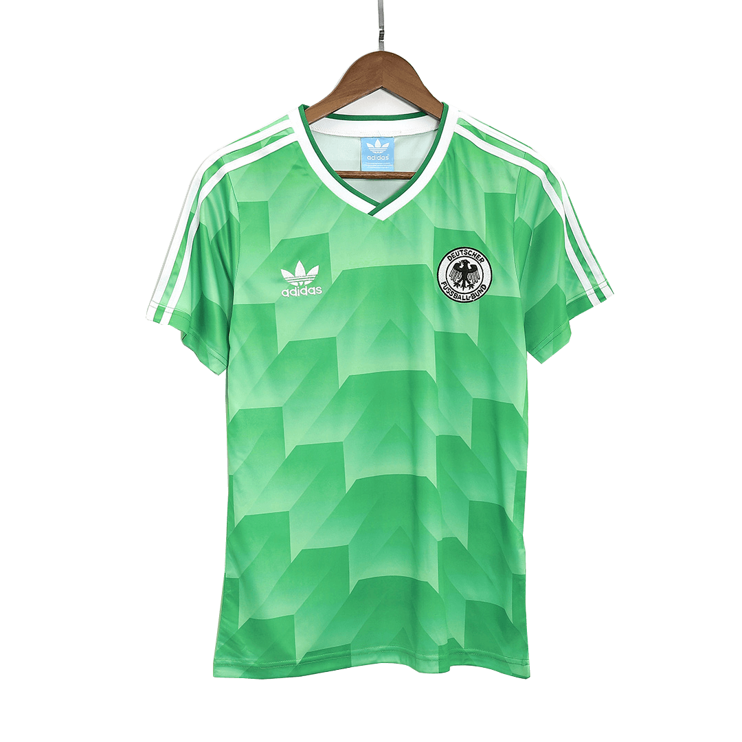 1988/90 Germany Away Retro Soccer Jersey Authentic Kit
