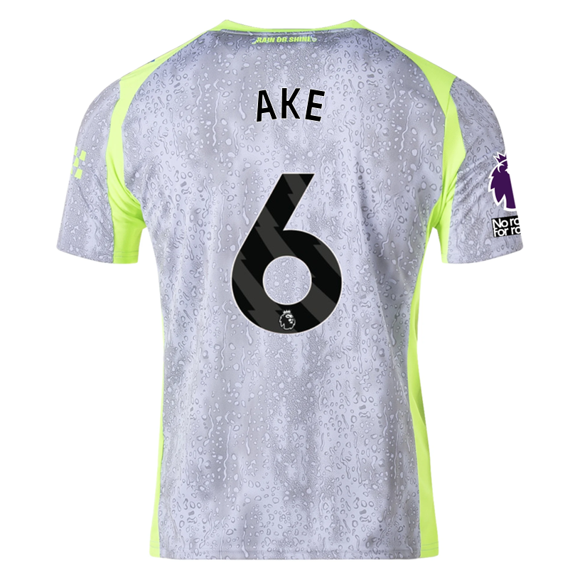 Manchester City Ake 2025-2026 UCL Third Jersey – Authentic Shirt