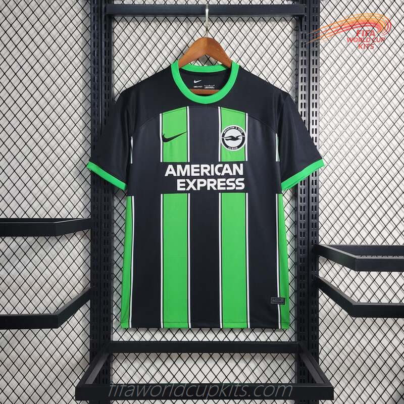 Brighton 23-24 Away Black/Green Football Kit