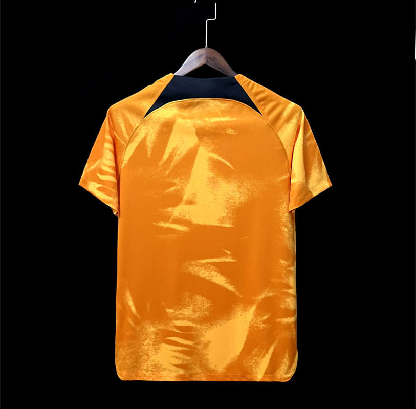 Breathable World Cup 2022 Netherlands Soccer Shirt Home Football Shirt