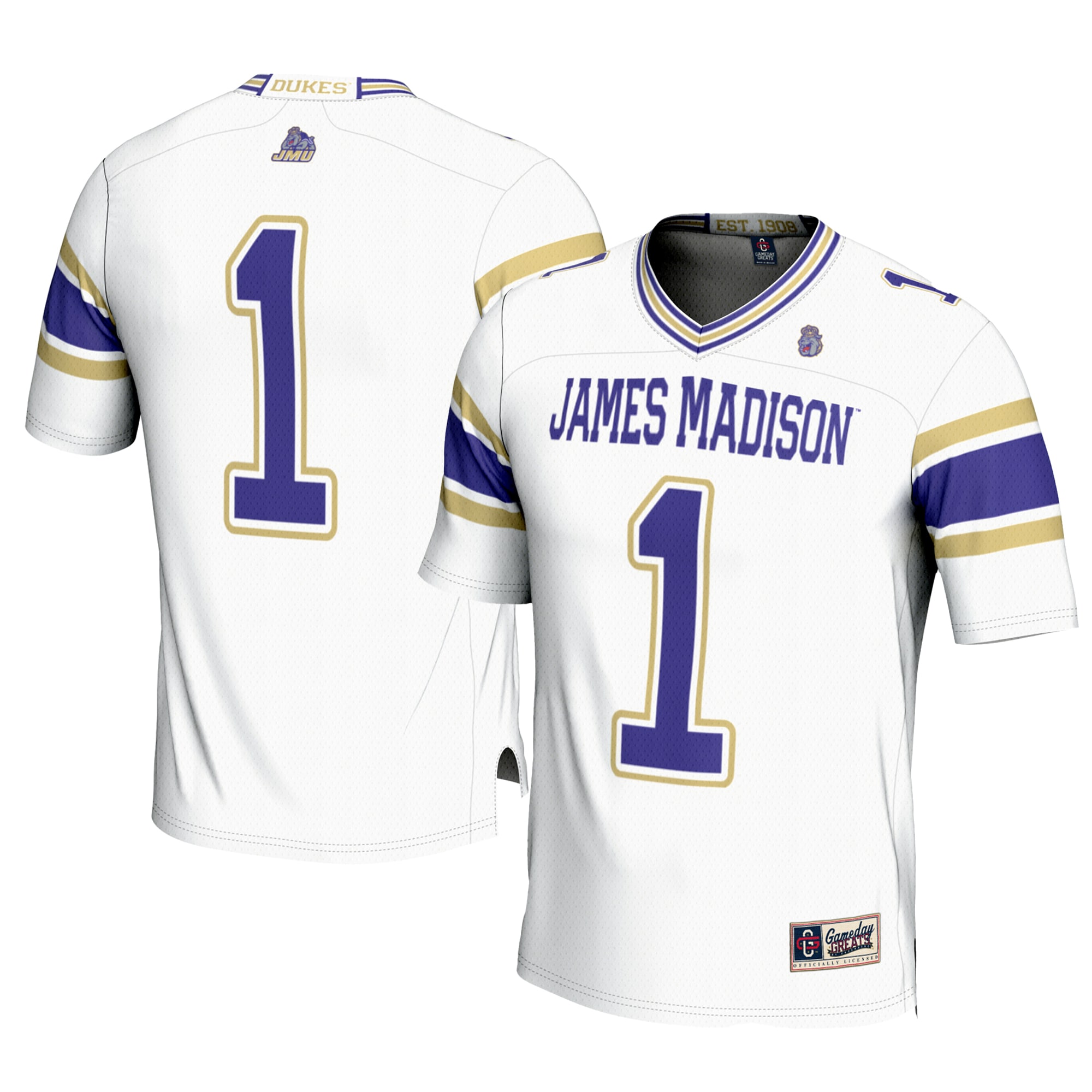 James Madison Dukes #1 Football Jersey - Cardinal | Stadium Series 26/27 Season