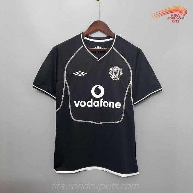 Manchester United 00-02 GK Black Football Kit