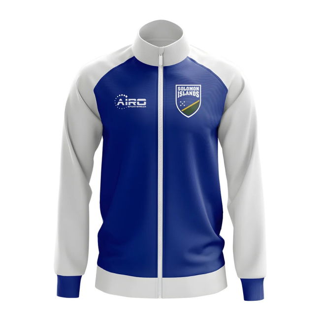 Jersey Solomon Islands Concept Football Track Jacket (Blue)