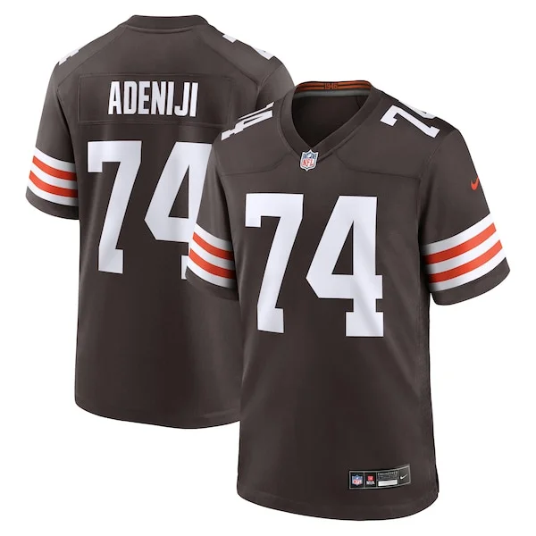 None Game NFL Jersey - Brown | High-Quality Football Apparel