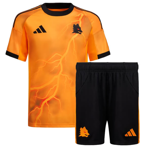 Kids AS Roma Away Kit 202526 ShirtShorts - Official Replica 18808