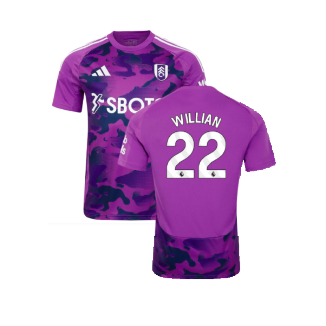 2024-2025 English Football Fulham Third Official Jersey Willian