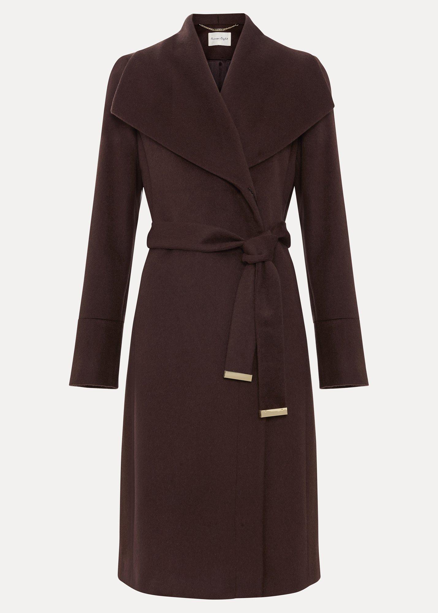 Nicci Belted Wool Coat