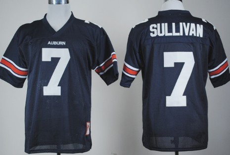 Men's None Blue 2024 premium Pat Sullivan #7 embroidered Jersey