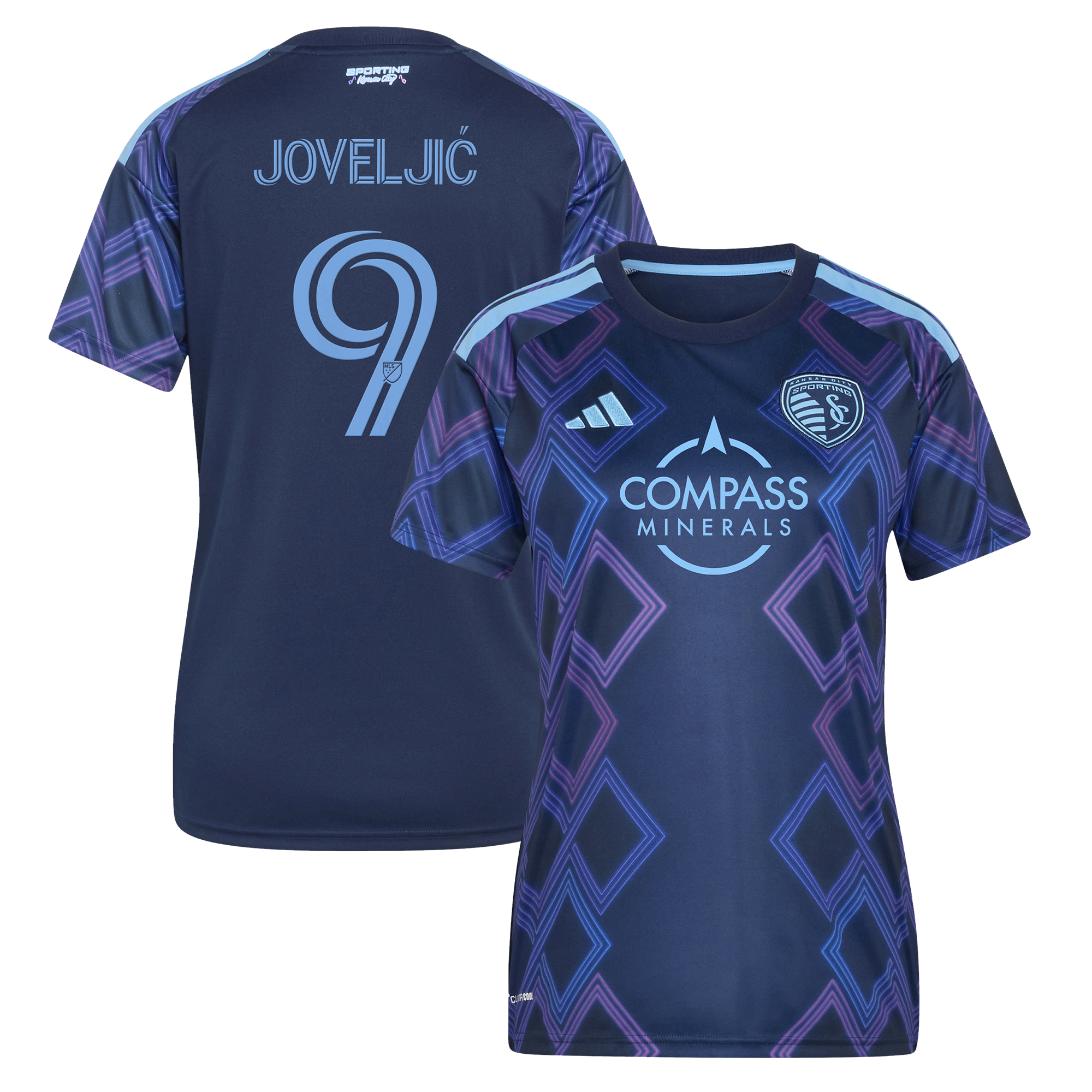 [SJH] Dejan Joveljic Sporting Kansas City Women's 2026 The 18th & Vine Kit Replica Jersey - Blue