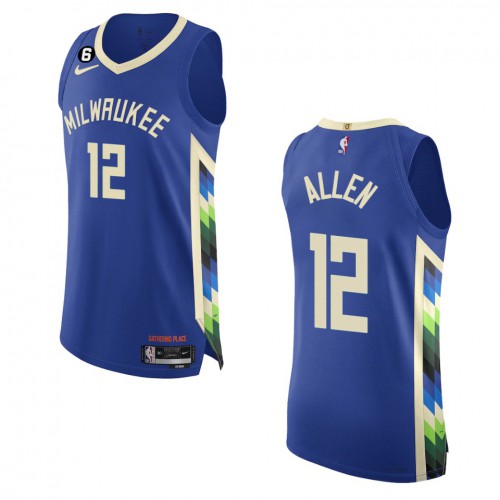 Bucks Gray Milwaukee Bucks #12 Nike Jersey - NBA Fan Apparel