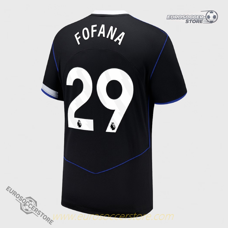 Chelsea 25-26 Third Version FOFANA Number 29 Football Jersey