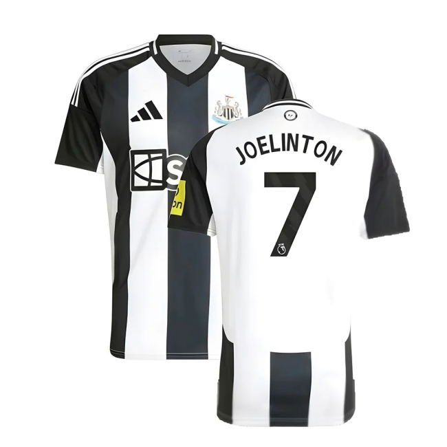Newcastle 2024-20 Home Football Shirt with Joelinton Printing L M S