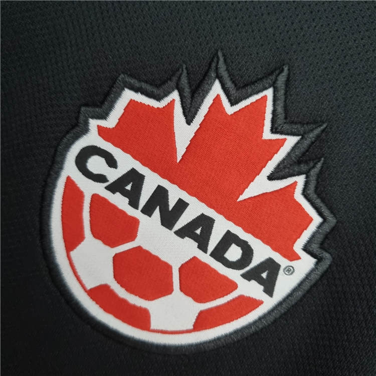 Performance Driven Canada World Cup 2022 Away Black Soccer Jersey