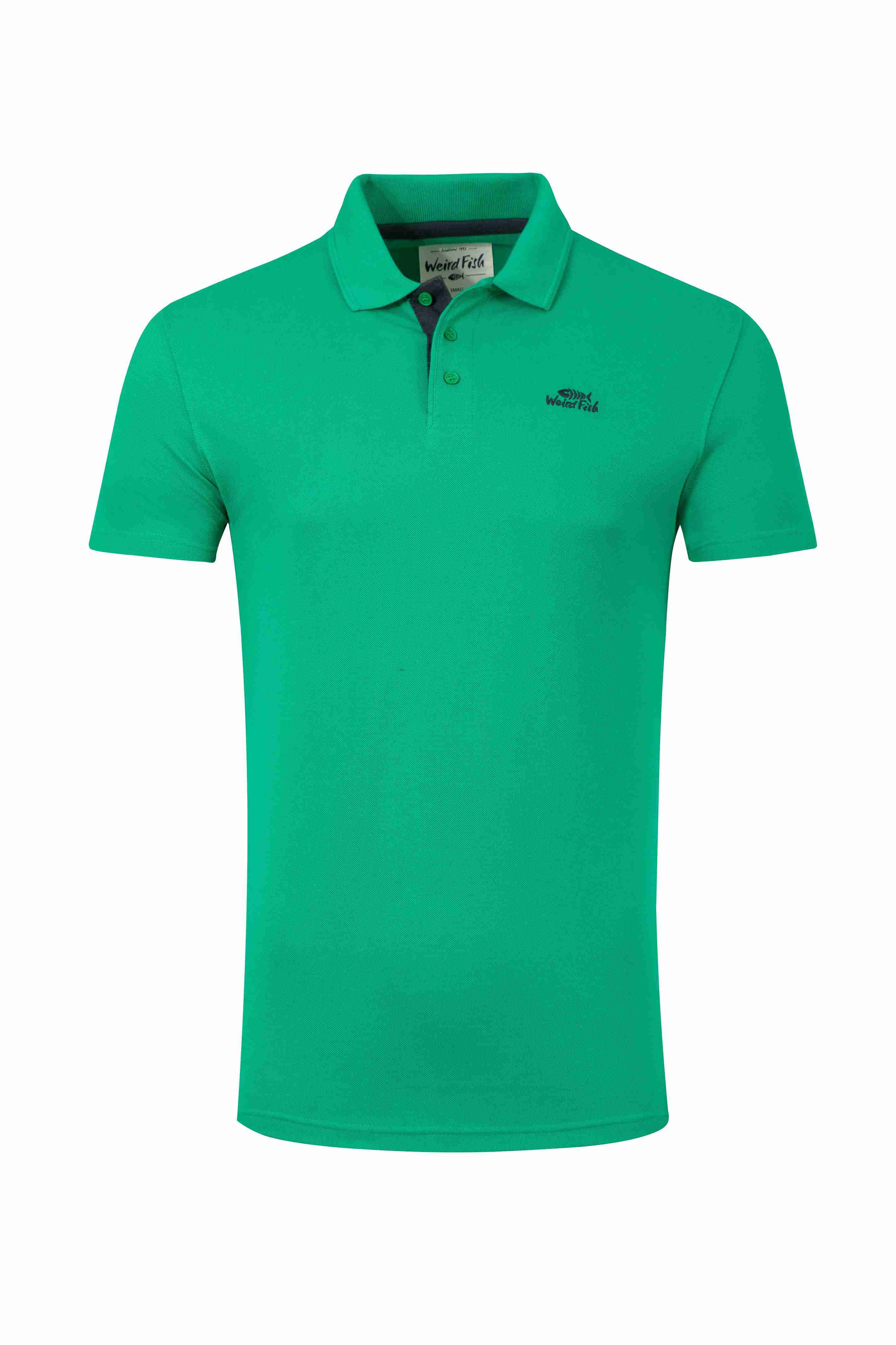 Miles Pique Polo Shirt Evergreen