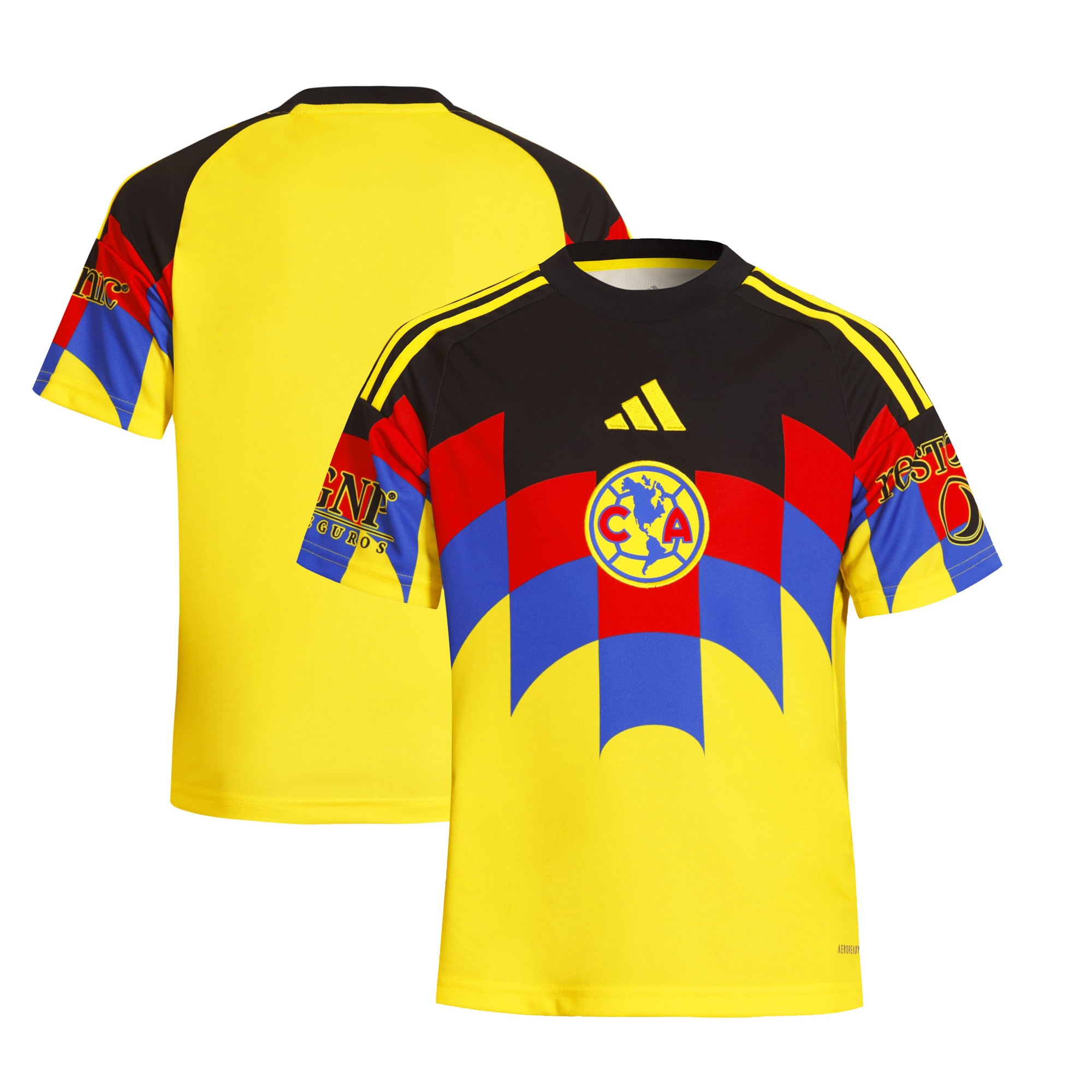 [SJH] Club America Youth 2025/26 Home Replica Jersey - Yellow