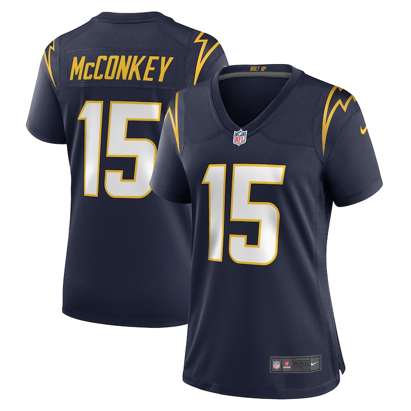 None Ladd McConkey Los Angeles Chargers Championship Contender Fan ...